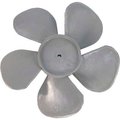 Pem Motors Small Plastic Push-On Fan Blade, 6-5/8" Dia., CW, 7/32" Bore, 1-1/4" Blade Depth, 5 Blade 8660-6009